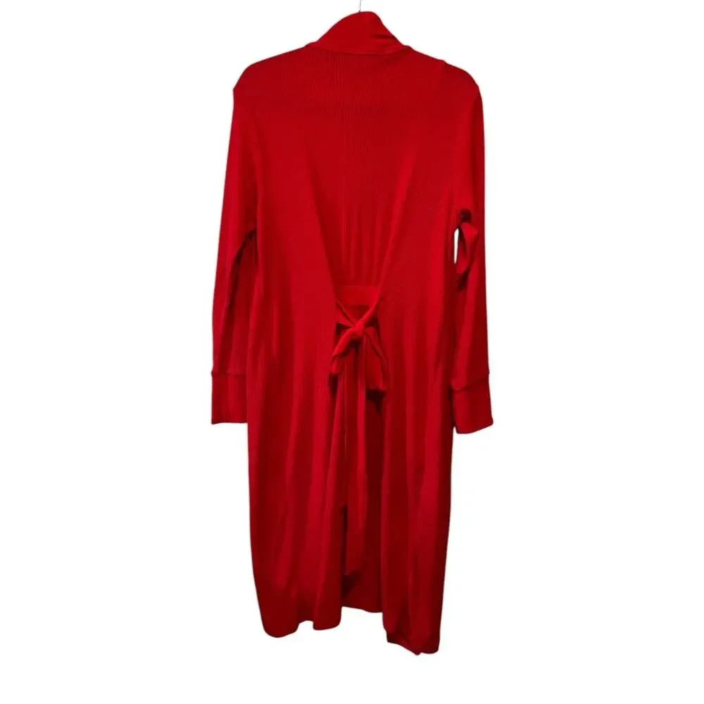 PJ Salvage Textured Essentials Robe Red size M
